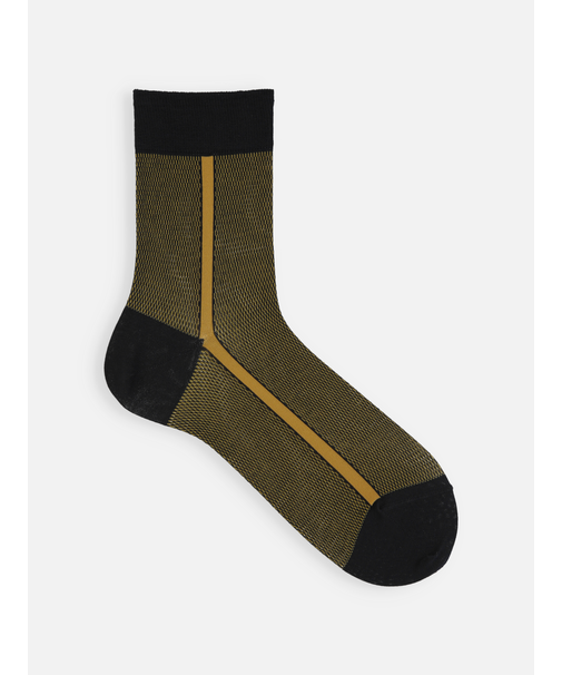 【Tabio MEN】ライトメッシュサイドラインショート丈ソックス