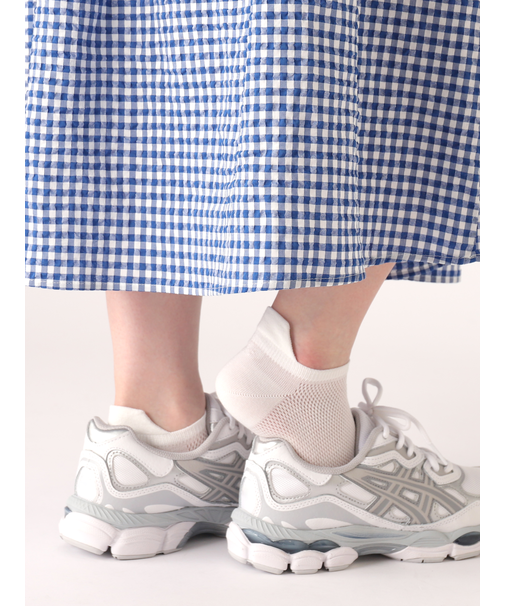 【冷感ドライ】 メッシュアキレスガードスニーカー用ソックス