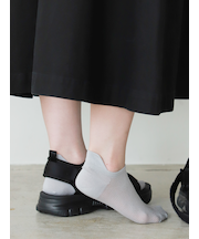 【冷感ドライ】 メッシュアキレスガードスニーカー用ソックス