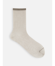 シアーリブショート丈ソックス