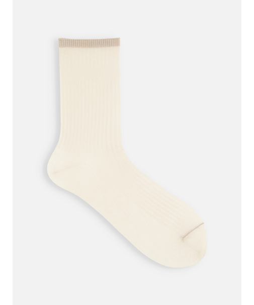 シアーリブショート丈ソックス