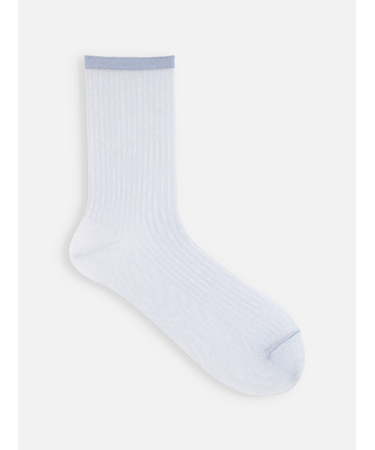 シアーリブショート丈ソックス