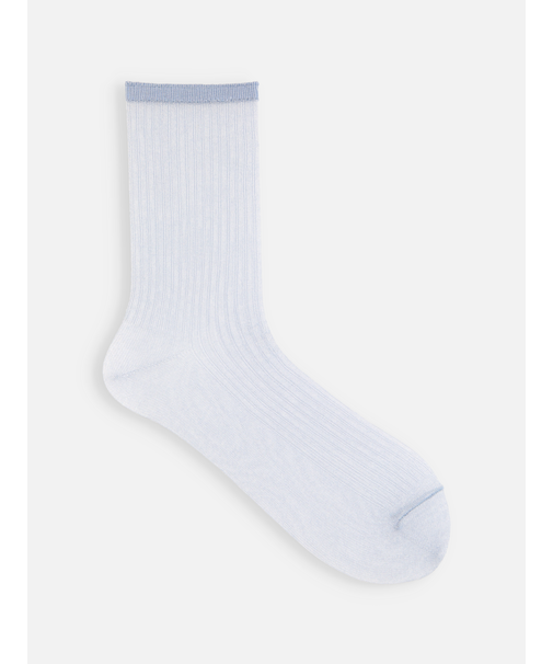 シアーリブショート丈ソックス