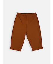 縫製無地レギンス4分丈