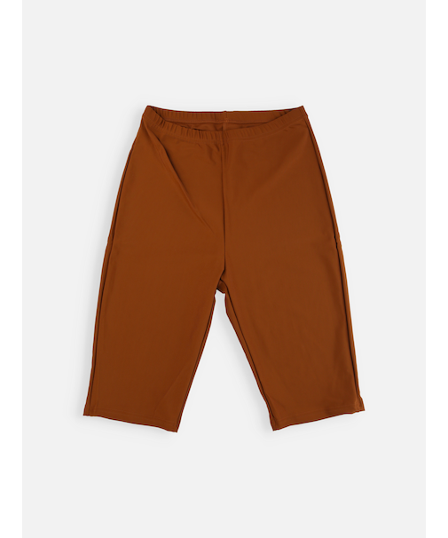 縫製無地レギンス4分丈