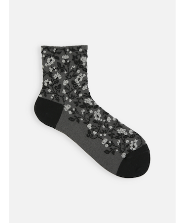 フロートプチフローラルショートソックス