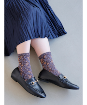 フロートプチフローラルショートソックス