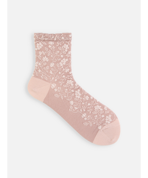 フロートプチフローラルショートソックス