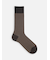 【Tabio MEN】スーピマJQヘリンボーンレギュラー丈ソックス（27.0～29.0cm）