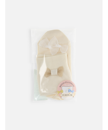 取り外し可能シースルーリボンショートソックス