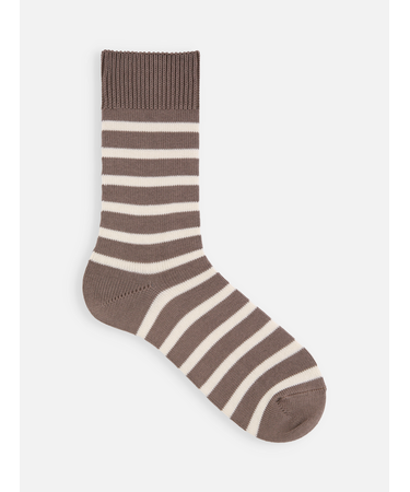 【Tabio MEN】SJボーダークルー丈ソックス