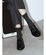 【Tabio MEN】9×2太リブショート丈ソックス