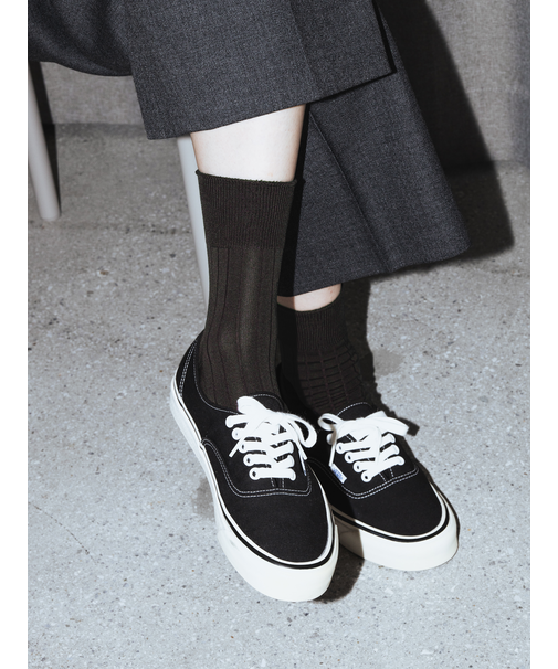 【Tabio MEN】9×2太リブショート丈ソックス