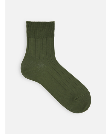 【Tabio MEN】9×2太リブショート丈ソックス