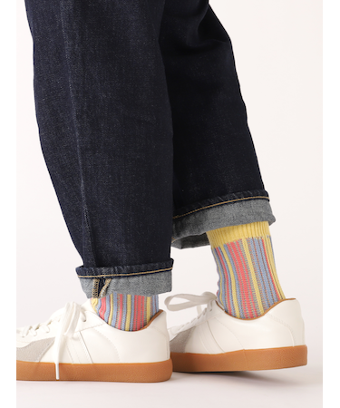 ランダムストライプJQソックス