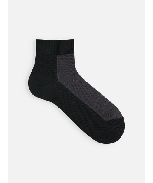 【Tabio MEN】つま先までメッシュバイカラーショート丈ソックス
