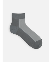 【Tabio MEN】つま先までメッシュバイカラーショート丈ソックス