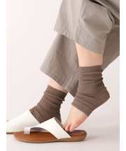 Ag＋抗菌防臭リブショートトレンカ