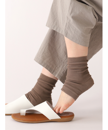 Ag＋抗菌防臭リブショートトレンカ