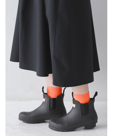 撥水ベタショートソックス