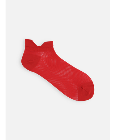 【吸水・速乾】ドライダブルガードメッシュスニーカー丈ソックス