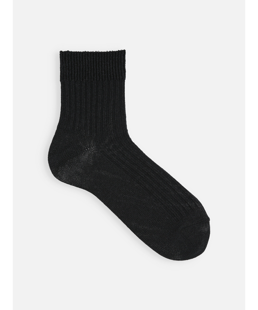 【Tabio MEN】和紙2×2リブショート丈ソックス