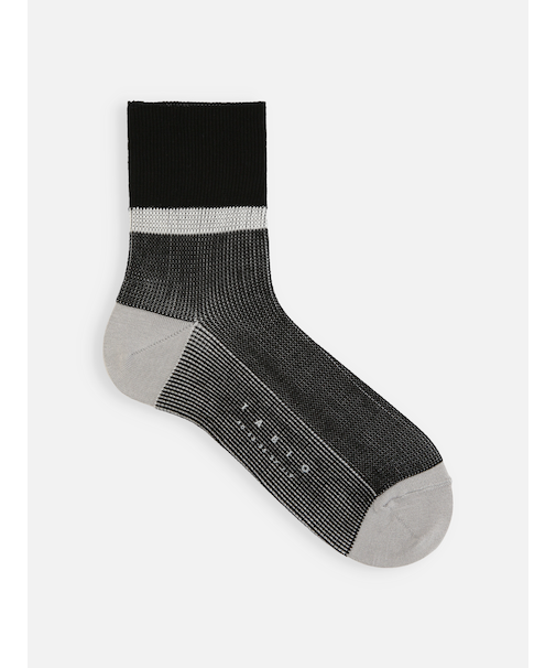 【メンズ】JQカラーショットリブショートソックス