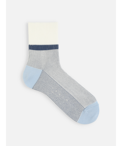 【メンズ】JQカラーショットリブショートソックス