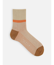 【メンズ】JQカラーショットリブショートソックス