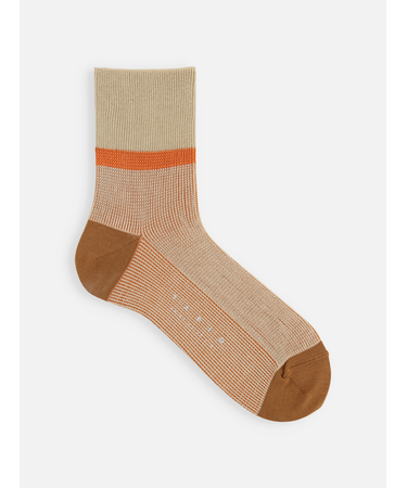 【メンズ】JQカラーショットリブショートソックス