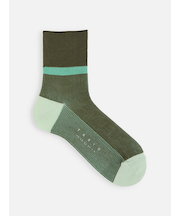 【メンズ】JQカラーショットリブショートソックス