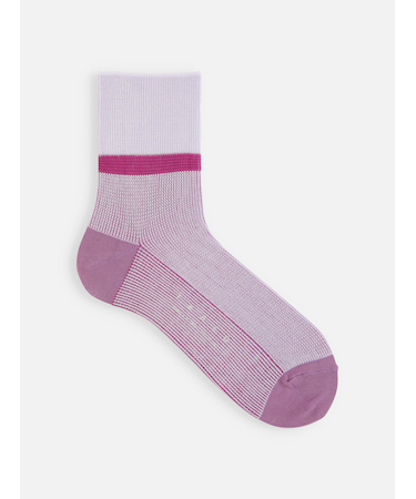 【メンズ】JQカラーショットリブショートソックス