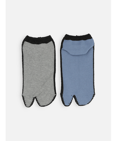 【Tabio MEN】足袋サイドラインスニーカー丈ソックス