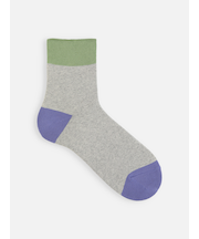 【メンズ】ソフトパイルゴムゆる2面切替ショートソックス