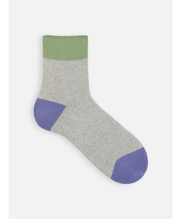 【メンズ】ソフトパイルゴムゆる2面切替ショートソックス