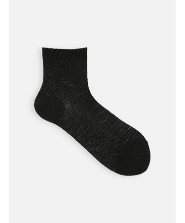 Newピュアリネン総メッシュショートソックス