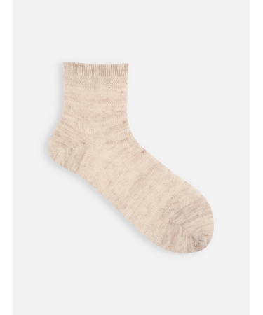 Newピュアリネン総メッシュショートソックス