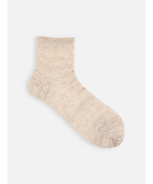 Newピュアリネン総メッシュショートソックス