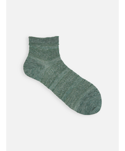 Newピュアリネンメッシュボーダーショートソックス