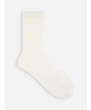 麻 1×1リブソックス