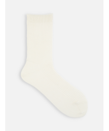 麻 1×1リブソックス