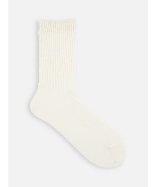 麻 1×1リブソックス