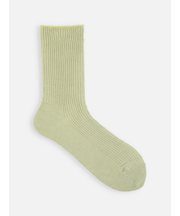 麻 1×1リブソックス