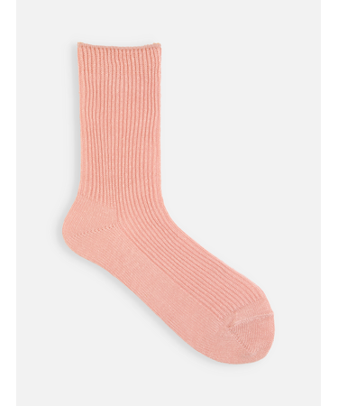 麻 1×1リブソックス