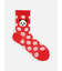 ドット刺繍パンダショートソックス