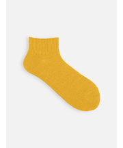 さっぱりさらさら綿麻ゴム長ショートソックス