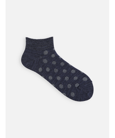 スペックリンクスドットゴム長ショートソックス