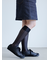 縫製シースルーハイソックス