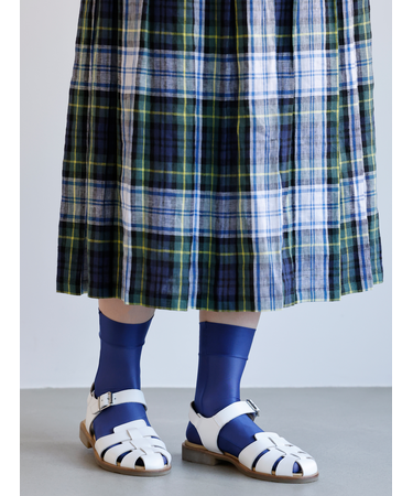 縫製シースルーショートソックス