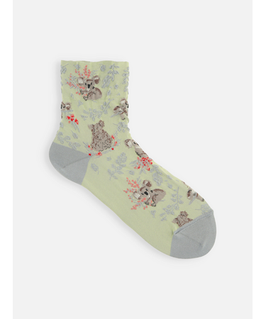 オーガニックフィールドフロートコアラショートソックス